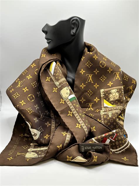 real vs fake louis vuitton monogram scarf|Louis Vuitton scarf dupe.